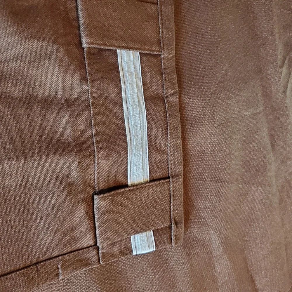 2 Chocolate Brown‎ Linen Blend Back Tab Curtain Panels 52x102 Solid Textured